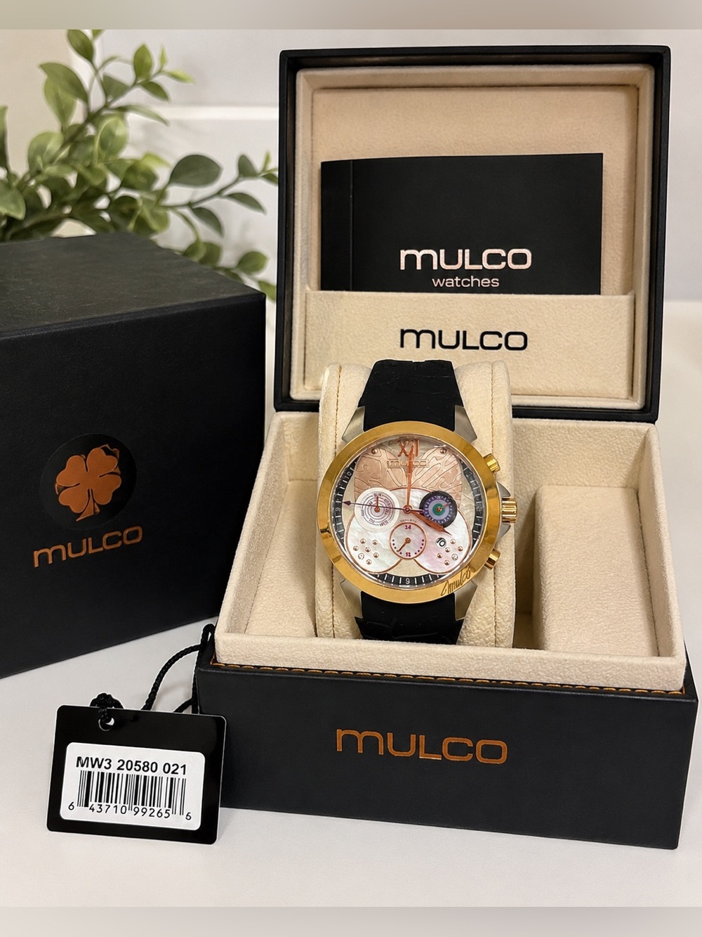 MULCO Lush Monarch Watch NWT